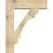 Ekena Millwork Olympic Block Rough Sawn Bracket w/ Offset Brace, Douglas Fir, 8"W x 30"D x 38"H BKT0806X30X38OLY05RDF - alternate 3